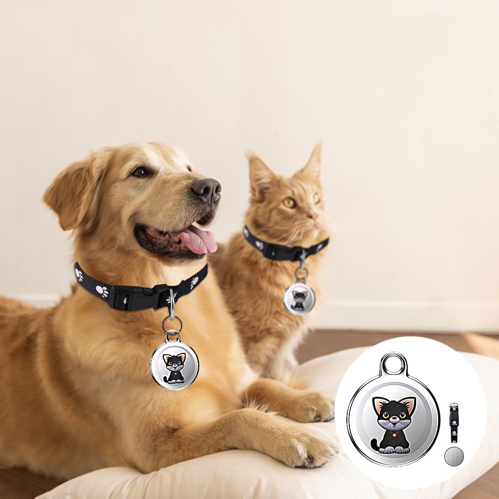 HIULLEN GPS Tracker for Cats Dogs, Mini GPS Tracker with Dog Collar, Pet Tracker for Cats, No Monthly Fee Works, Real Time Location Tracking for Cats Dog Recall - Image 7
